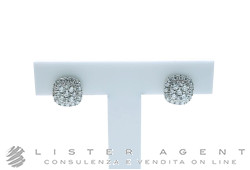 NY NAY by Fani orecchini Quadrato in oro bianco 18Kt con diamanti ct 0.68 Ref. GOX1449. NUOVI!