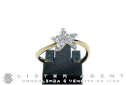 DODO by Pomellato anello Stellina Prezioso modello grande in oro giallo 18Kt e diamanti ct 0.15 Misura 14 Ref. DAC0011_STARS_DB0OG. NUOVO!