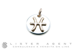 DODO by Pomellato ciondolo Zodiaco Pesci in argento e oro rosa 9Kt Ref. DMC2010_ZODPE_0009A. NUOVO!