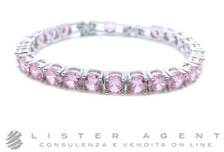 CHIARA FERRAGNI bracciale Tennis in metallo e zirconi rosa Ref. J19AVJ01. NUOVO!