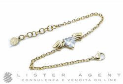 CHIARA FERRAGNI bracciale Cupido Gold in metallo placcato oro giallo e zircone a forma di Cuore Ref. J19AVH03. NUOVO!