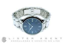 BAUME & MERCIER Classima 10382 in acciaio Blu Ref. M0A10382. NUOVO!