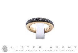 POMELLATO anello Iconica in oro rosa 18Kt con 18Kt con diamanti brown ct 1.10 Misura 14 Ref. PAB7120_O7000_DBR00. NUOVO!