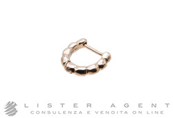 DODO by Pomellato orecchino Hoop Granelli in oro rosa 9Kt Ref. DHC3001_GRANX_0009R. NUOVO!