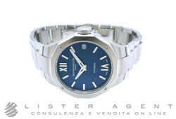 BAUME & Mercier orologio Riviera 10727 al quarzo in acciaio Blu Ref. 10727. NUOVO!