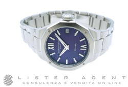 BAUME & Mercier orologio Riviera 10728 al quarzo in acciaio Viola Ref. 10728. NUOVO!