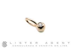 DODO by Pomellato ciondolo Bollicine in oro rosa 9Kt e diamante ct 0.04 Ref. DMC4001_BOLLI_DB09R. NUOVO!