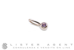 DODO by Pomellato ciondolo Bollicine in oro rosa 9Kt e zaffiro rosa ct 0.08 Ref. DMC4001_BOLLI_ZRL9R. NUOVO!