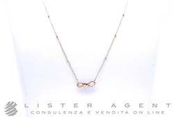 DODO by Pomellato collana chocker Nodo in oro rosa 9Kt Ref. DCC1003_KNOTS_0009R. NUOVA!