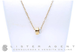 POMELLATO collana con pendente Iconica in oro rosa 18Kt e diamanti ct 0.30 Ref. PCB7120_O7000_DB000. NUOVA!