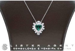 CHIARA FERRAGNI collana Cuore Emerald in metallo e zirconi con Cuore Verde Ref. J19AWJ02. NUOVA!