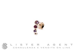 DODO orecchino singolo Bollicine in oro rosa 9Kt e pietre colorate Ref. DHC3005_BOLLI_ZRI9R. NUOVO!
