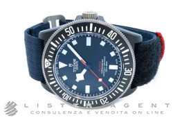 TUDOR Pelagos FXD automatico in composito di carbonio nero con finitura opaca Blu AUT Ref. M25707-0001. NUOVO!