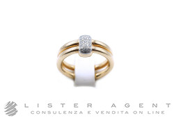 POMELLATO anello Together in oro rosa 18Kt con diamanti ct 0.10 Misura 13 Ref. PAC4012_O7WHR_DB000. NUOVO!