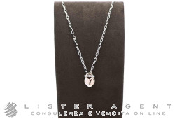 DODO collana Cuore Bold in oro rosa 9Kt e catena in argento 925 Ref. DCC5001-HEART-0009A. NUOVA!