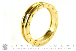 BULGARI anello Bzero1 in oro giallo 18Kt Mis. 16 Ref. AN852260. NUOVO!