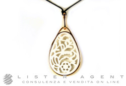 POMELLATO ciondolo Victoria in oro rosa 18Kt e agata bianca Ref. MB10307WA. NUOVO!