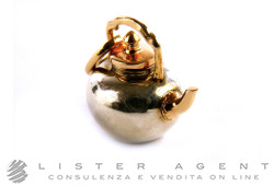 POMELLATO ciondolo Five O'Clock in argento 925 e oro rosa 18Kt Ref. MB10807ATOND. NUOVO!