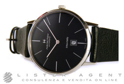 HAMILTON American Classic Intra-Matic in acciaio Nero AUT Ref. H38755731. NUOVO!