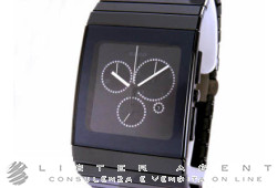 RADO Diastar Jubilé Crono in ceramica Nero con diamanti Ref. R21714702. NUOVO!