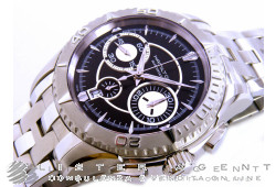 HAMILTON Jazzmaster Seaview Chrono Automatic in acciaio Nero AUT Ref. H37616131. NUOVO!