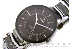 RADO Centrix Gent Automatic GMT XL in acciaio Nero AUT Ref. R30166152. NUOVO!
