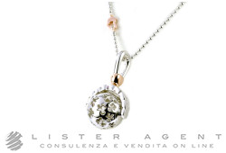 LE BEBE' collana I Sonaglini Suonamore in argento 925 e argento placcato oro rosa Ref. SNM006. NUOVA!