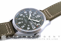 HAMILTON Khaki Field Day Date Automatico in acciaio Ref. H70535081. NUOVO!