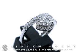 SALVINI anello Precious Loop in oro bianco 18Kt e diamanti ct 0,45 G/H Misura 13 Ref. 20067387. NUOVO!