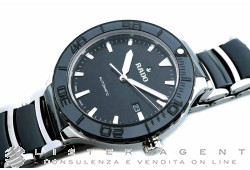 RADO Centrix Automatico in acciaio e ceramica Nero AUT Ref. R30002162. NUOVO!