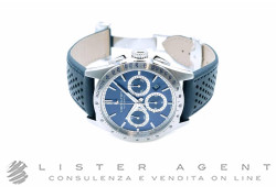 HAMILTON Jazzmaster Performer Cronografo Automatico in acciaio Blu AUT Ref. H36616640. NUOVO!