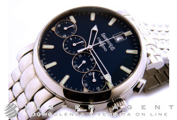 EBERHARD Chrono4 Bellissimo in acciaio Blu AUT Ref. 31042. USATO!