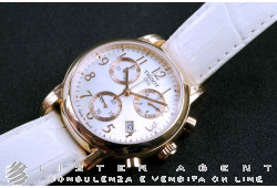 TISSOT T-Classic Dressport Cronografo Lady in acciaio laminato oro rosa Madreperla Ref. T0502173611200. NUOVO!