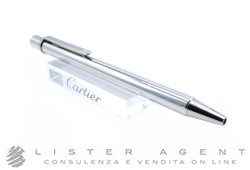 CARTIER penna a sfera Must in acciaio Ref. ST150146. NUOVA!