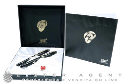 MONTBLANC set 2 penne stilografiche Meisterstück Wedding Pen Ref. 21440/21460. NUOVO!