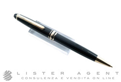 MONTBLANC micromina mm 0.7 Meisterstück Classique in resina nera e metallo placcato oro Ref. 12737. NUOVA!