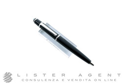 CARTIER penna a sfera mini Diabolo in acciaio e composite nero Ref. ST180019. NUOVA!