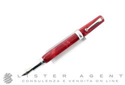 MONTEGRAPPA penna stilografica Mini in resina rossa e argento 925 Ref. ISMCR2AR. NUOVA!