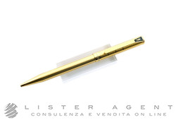 YVES SAINT LAURENT penna a sfera in acciaio placcato oro giallo satinato Ref. Y1112304. NUOVO!