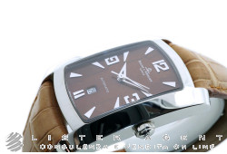 BAUME & MERCIER Hampton Automatico in acciaio Marrone AUT. NUOVO!