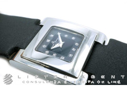 BAUME & MERCIER Catwalk Lady in acciaio Grigio/Nero con diamanti. NUOVO!
