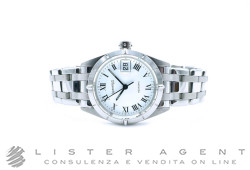 EBERHARD & CO Aquadate Lady in acciaio Bianco Ref. 61003-A. NUOVO!