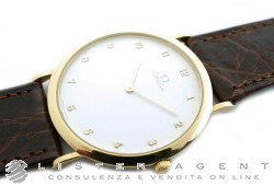 OMEGA DeVille solo tempo in acciaio bicolore Bianco. NUOVO!