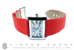 CARTIER Tank Divan Automatico in acciaio Argenté AUT Ref. W6300755. NUOVO! 
