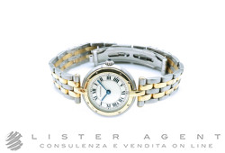 CARTIER Panthere Vendome Lady in acciaio e oro giallo 18Kt Grigio Ref. 1057920. NUOVO!