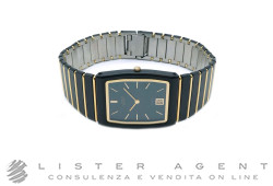 SEIKO Lassale in acciao PVD nero e acciaio placcato oro giallo Nero Ref. 775-5039. NUOVO!