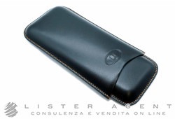 DUNHILL Porta penne in pelle di vitello nera Ref. PA7703. NUOVO!