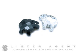 SWAROVSKI Crystal Magnet My Little Sheep nera e trasparente in cristallo Ref. 718987. NUOVO!