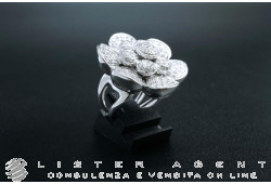 ANELLO Fiore in oro 18Kt con diamanti ct 1,60 Mis 14. NUOVO!