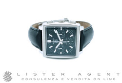 TAG HEUER Monaco Cronografo Automatico in acciaio Nero AUT Ref. CW211.FC6171. USATO!